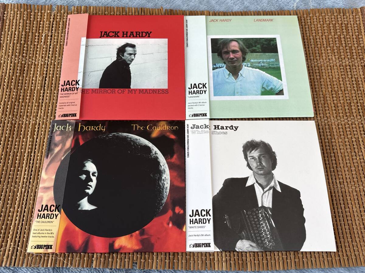紙ジャケCD 4枚セット JACK HARDY LANDMARK/THE MIRROR OF MY MADNESS/THE CAULDRON/WHITE SHOES ジャック・ハーディ拍卖
