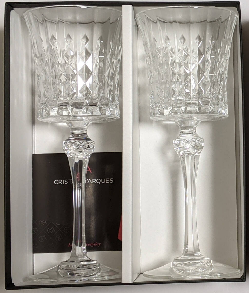 ☆☆クリスタルダルク(CRISTAL D’ARQUES) レディーダイヤモンドペアディナーセット 未使用 新品☆☆拍卖