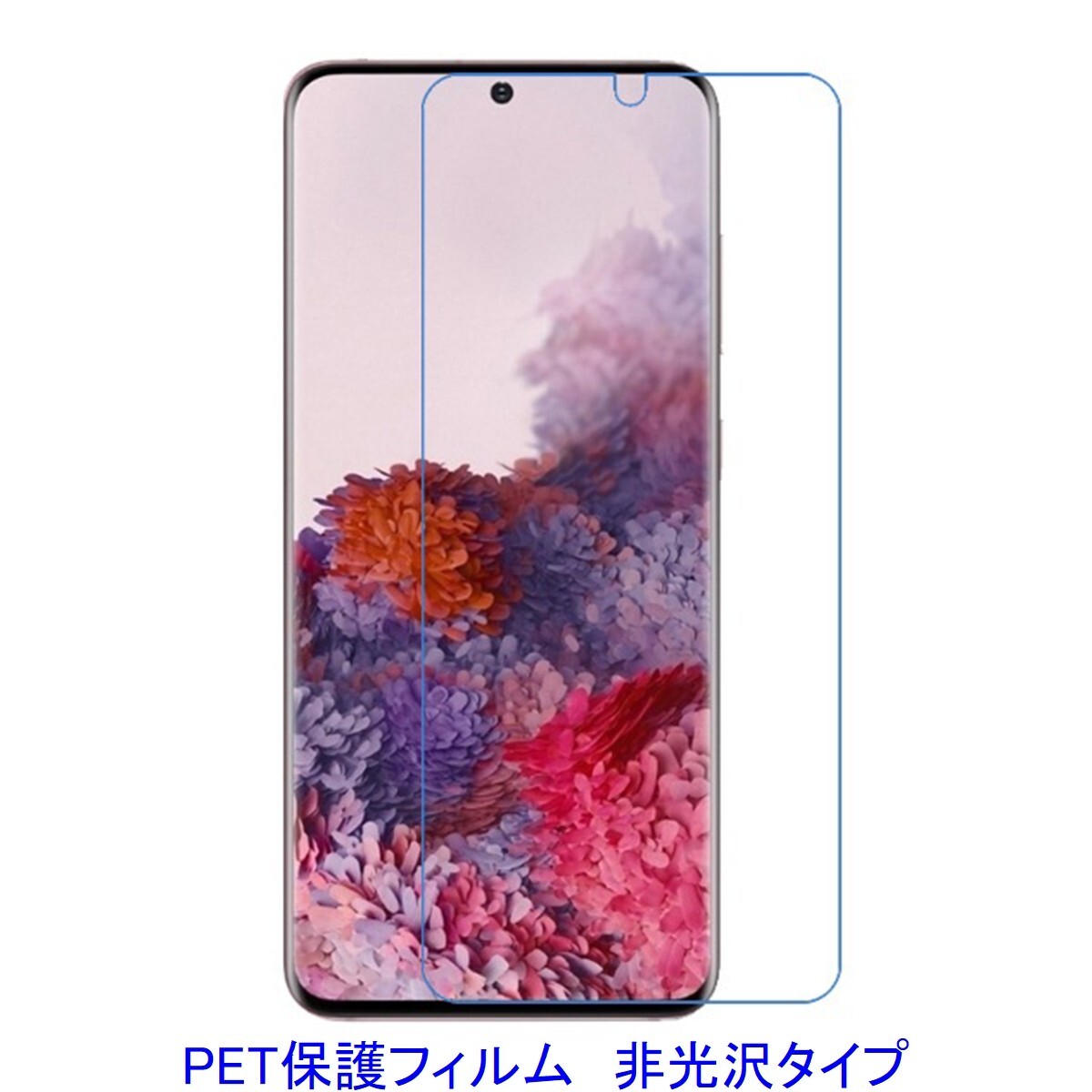 【2枚】 Galaxy S20 5G SC-51A SCG01 平面のみ保護 液晶保護フィルム 非光沢 指紋防止 F144拍卖