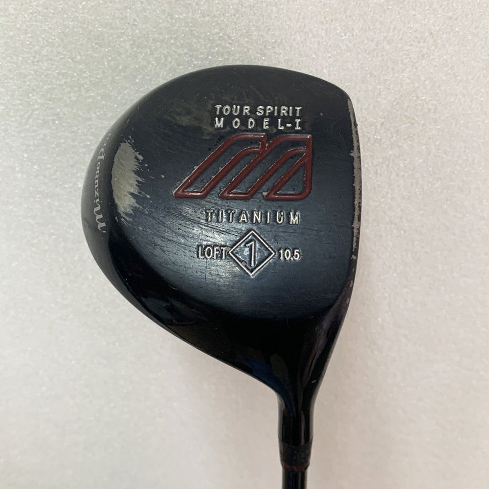 レア Mizuno TOUR SPIRIT MODEL 1w ロフト10.5度 ミズノ ツアースピリット モデルI チタン 1番ドライバー 純正カーボンシャフト 【904拍卖