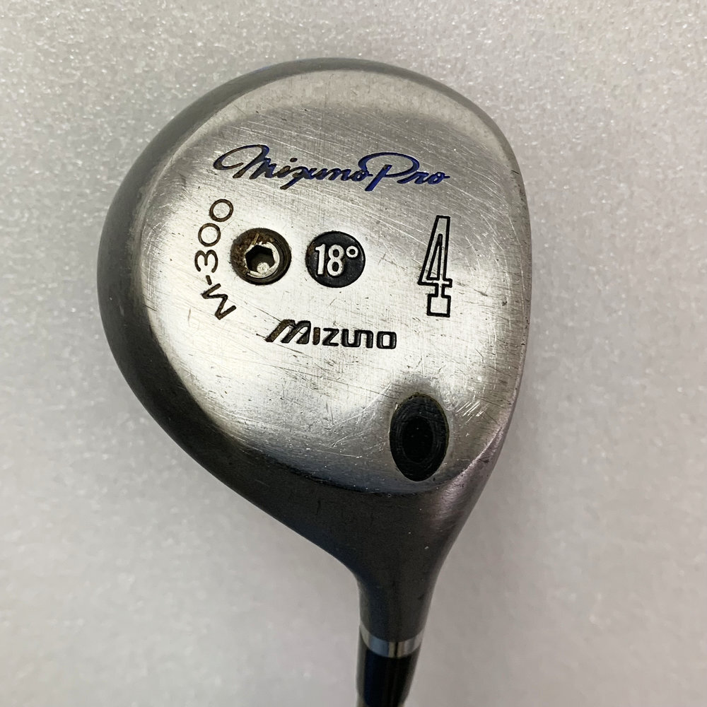 Mizuno Pro M-300 フェアウェイウッド 4W ロフト18度 ミズノプロ LOW TORQUE TF GOLD 3800M 純正カーボンシャフト Flex7 日本製【909拍卖