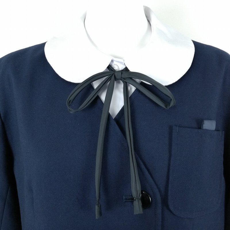 【黒】ハネクトーン スクール 1061 紐タイ 棒タイ 制服 無地 ナイロン 新品 LC1035拍卖