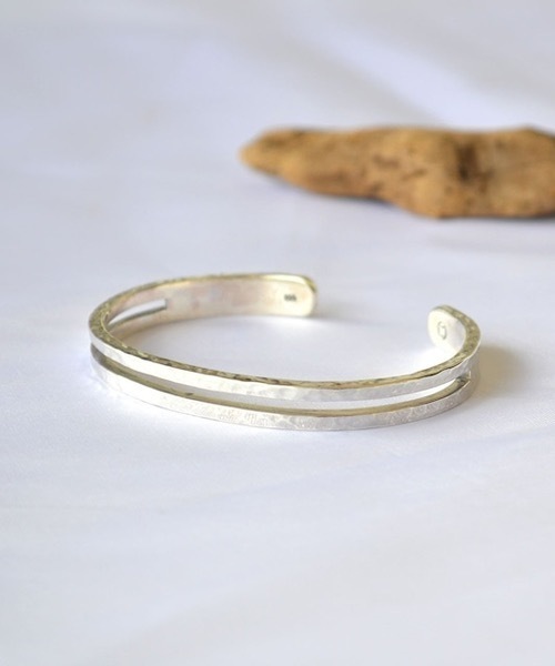 「MANANAS」 バングル MENS シルバー メンズ拍卖