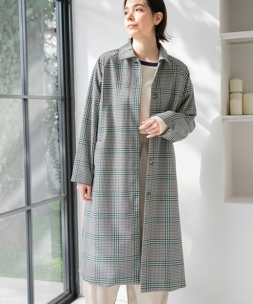 「niko and...」 ステンカラーコート MEDIUM グレー レディース拍卖