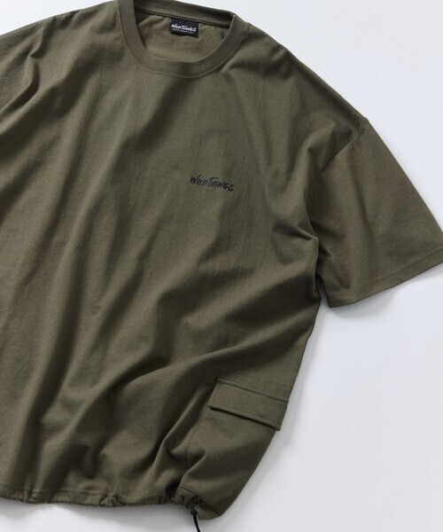 「WILD THINGS」 半袖Tシャツ MEDIUM グリーン メンズ拍卖
