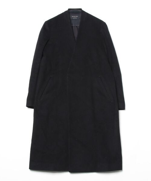 「UNITED TOKYO」 ノーカラーコート 1 ブラック メンズ拍卖