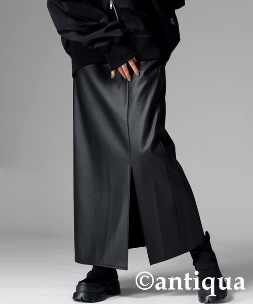 「antiqua」 「patterntorso」スカート FREE ブラック レディース拍卖