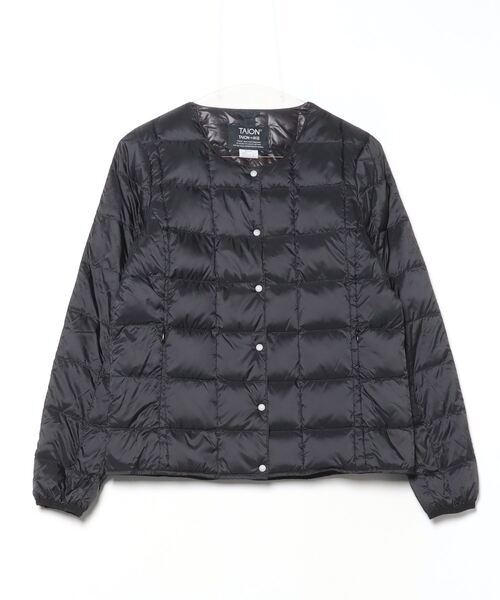 「TAION」 ダウンジャケット L ブラック レディース拍卖