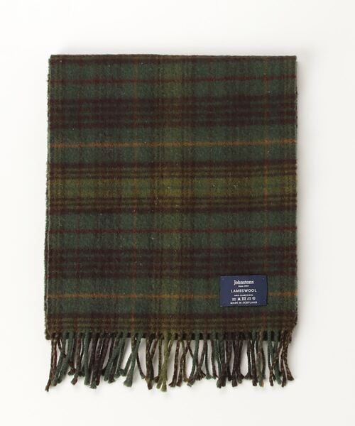 「Johnstons of Elgin」 マフラー - グリーン レディース拍卖