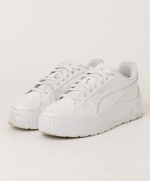 「PUMA」 ローカットスニーカー 24.5cm ホワイト レディース拍卖