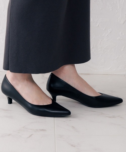 「HIMIKO」 パンプス 24.0cm ブラック レディース拍卖