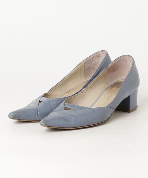 「ODETTE E ODILE」 パンプス 24cm ライトブルー レディース拍卖