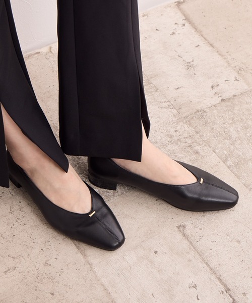 「HIMIKO」 パンプス 24.0cm ブラック レディース拍卖