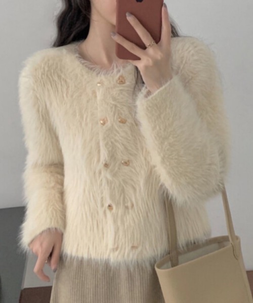 「N.s」 ニットカーディガン FREE アイボリー レディース拍卖