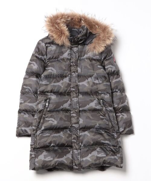 「GUILD PRIME」 ダウンコート 34 グレー レディース拍卖