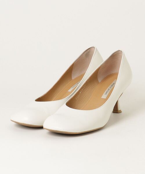 「Mode et Jacomo」 パンプス 24cm ホワイト レディース拍卖