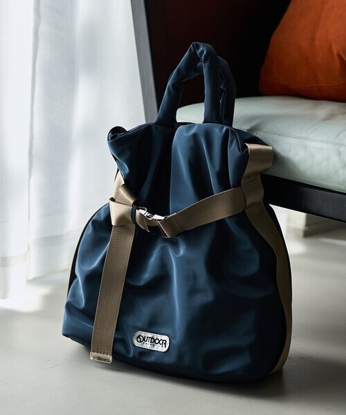 「OUTDOOR PRODUCTS」 2WAYバッグ ONE SIZE ネイビー レディース拍卖