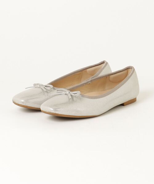 「ORiental TRaffic」 フラットパンプス 38 シルバー レディース拍卖