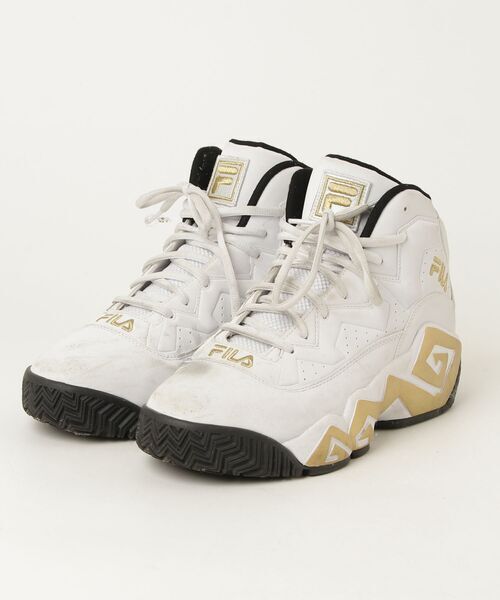 「FILA」 ハイカットスニーカー 28.0cm ホワイト メンズ拍卖