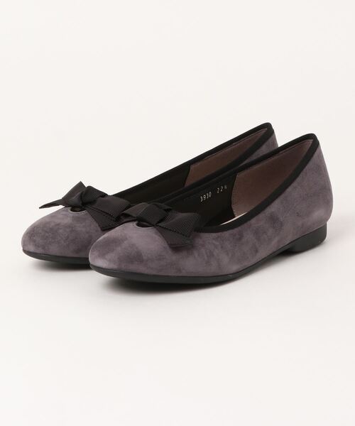 「UnReef」 フラットパンプス 24.0cm グレー レディース拍卖