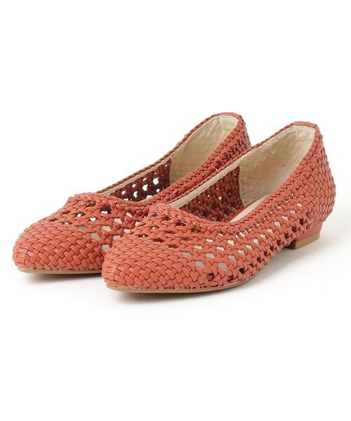 「ORiental TRaffic」 フラットパンプス 38 レッド レディース拍卖