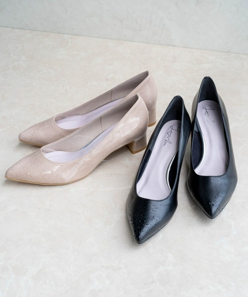 「Launa lea」 パンプス 24.0cm グレイッシュベージュ レディース拍卖