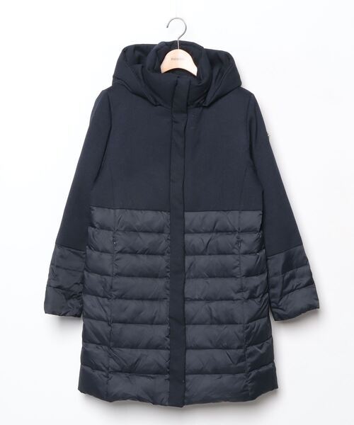 「EVEX by KRIZIA」 ダウンコート 42 ダークネイビー レディース拍卖