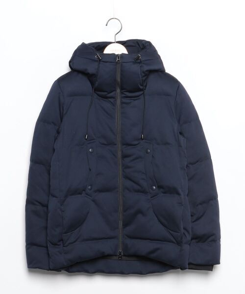 「NANO universe」 ダウンジャケット M ネイビー メンズ拍卖