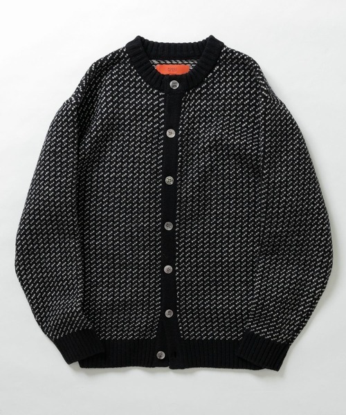 「URBAN RESEARCH ROSSO MEN」 ニットカーディガン X-LARGE ブラック メンズ拍卖