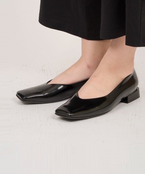 「Fabio Rusconi」 フラットパンプス 38 ブラック レディース拍卖