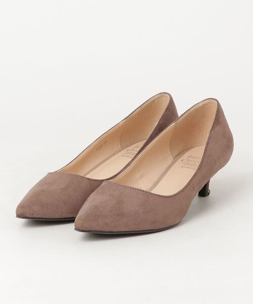 「Boisson Chocolat」 パンプス 24cm ブラウン レディース拍卖