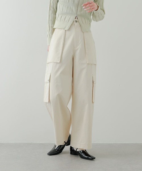 「SENSE OF PLACE by URBAN RESEARCH」 カーゴパンツ SMALL アイボリー レディース拍卖