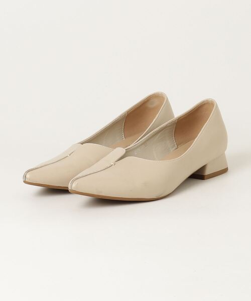 「ORiental TRaffic」 フラットパンプス 38 ベージュ レディース拍卖