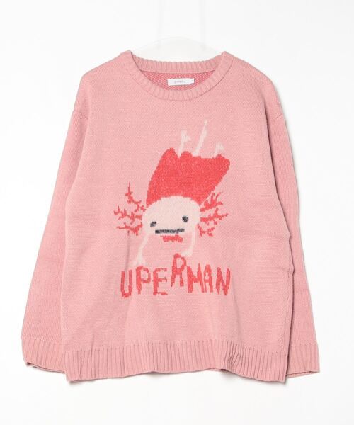 「Design Tshirts Store graniph」 長袖ニット M ピンク メンズ拍卖