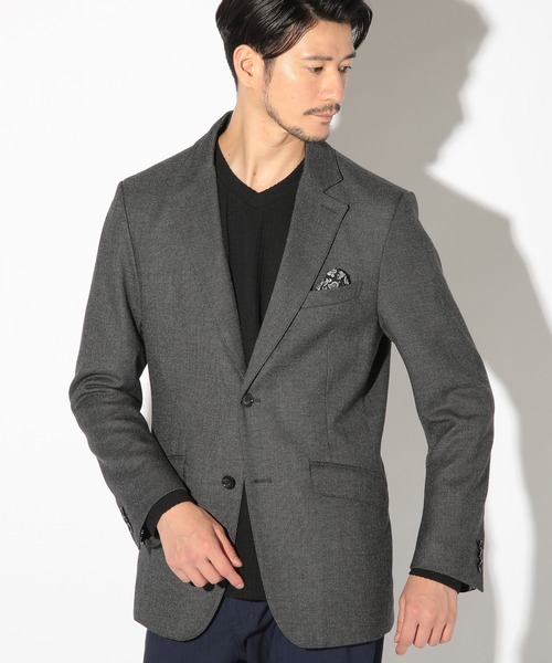 「UNION STATION」 テーラードジャケット S チャコールグレー メンズ拍卖