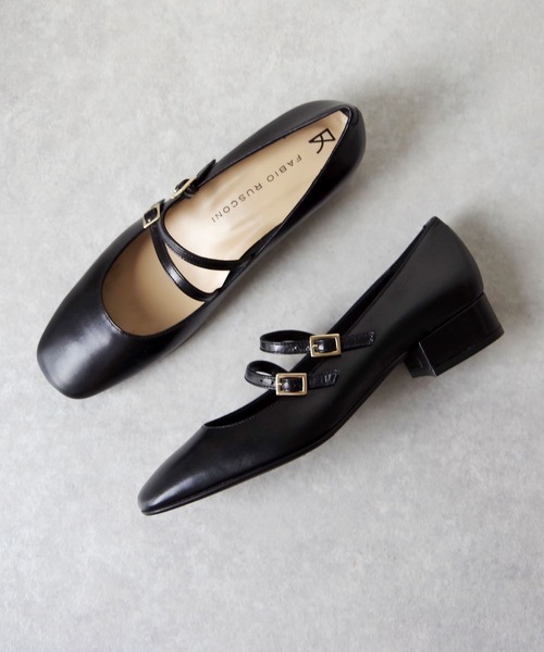 「Fabio Rusconi」 パンプス 38 ブラック レディース拍卖