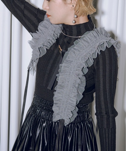 「Ezick」 サスペンダー FREE グレー レディース拍卖