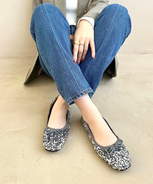 「ORiental TRaffic」 パンプス 34 シルバー レディース拍卖