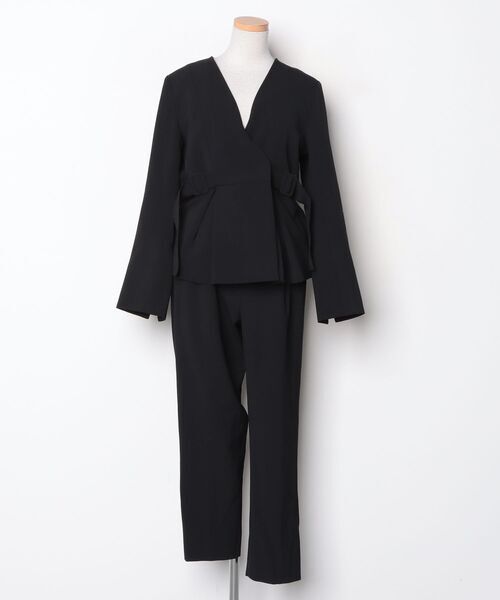 「RUIRUE BOUTIQUE」 パンツスーツ L ブラック レディース拍卖