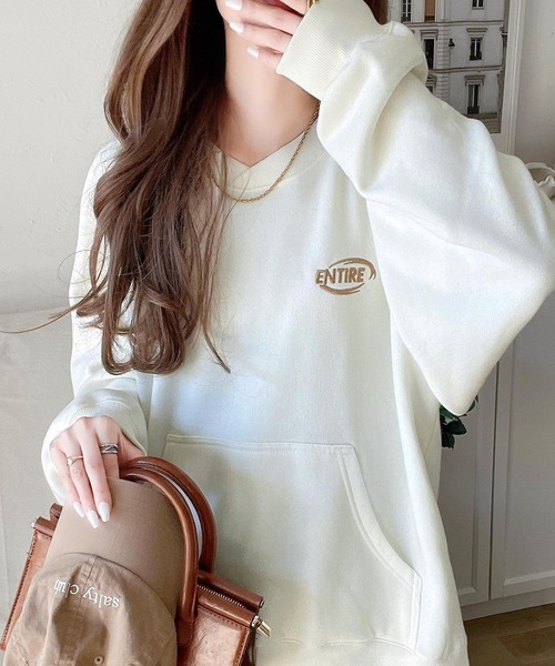 「Java」 スウェットカットソー LARGE オフホワイト レディース拍卖