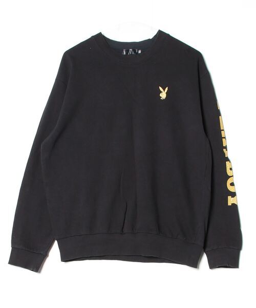 「PLAYBOY」 スウェットカットソー L ブラック レディース拍卖