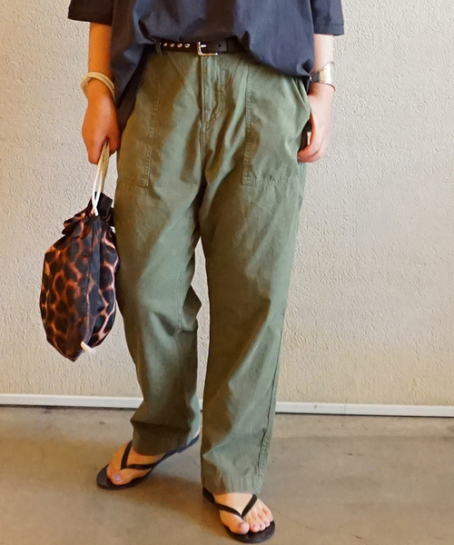 「JOURNAL STANDARD LUXE」 チノパンツ SMALL カーキ レディース拍卖