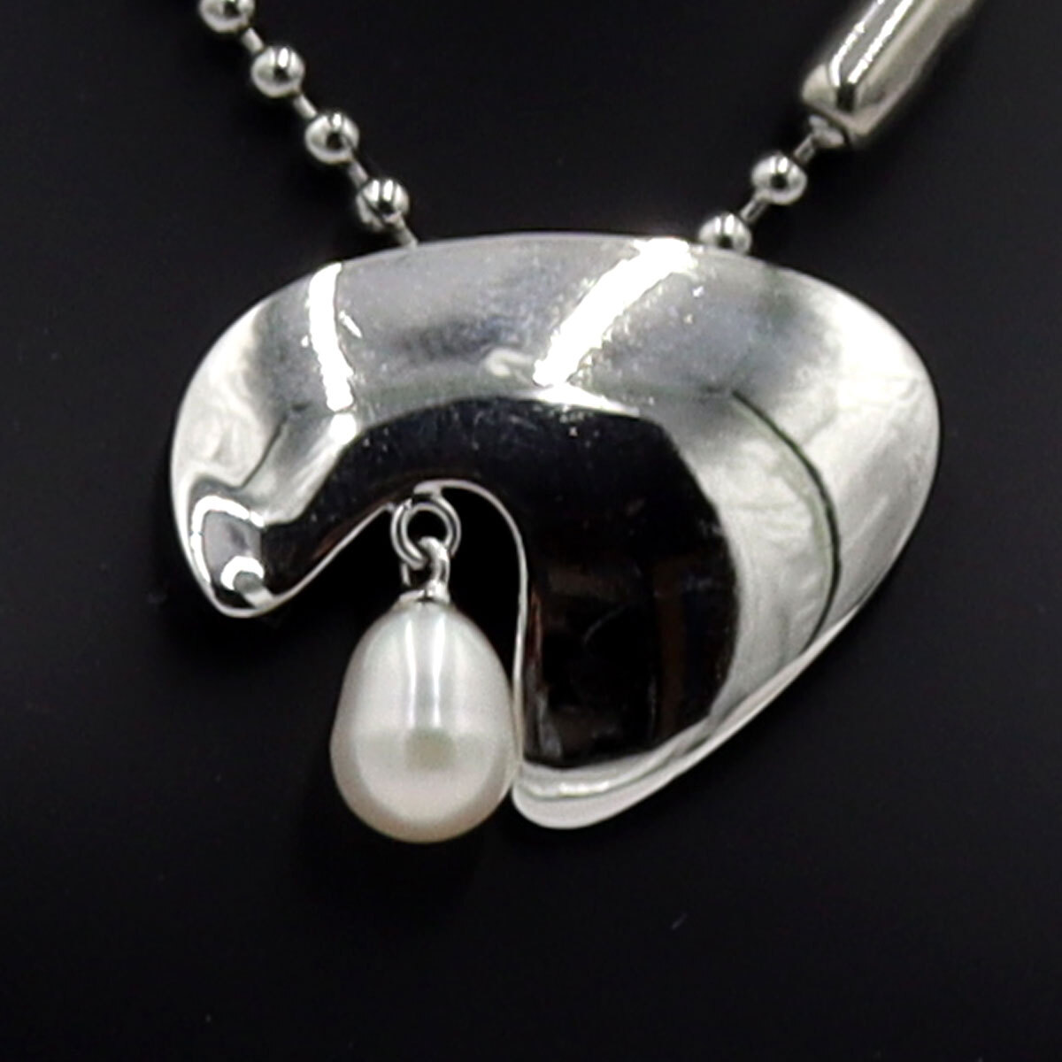 【中古】MIKIMOTO(ミキモト)シルバーペンダントトップ 重量3.29g パール SILVER レディース拍卖