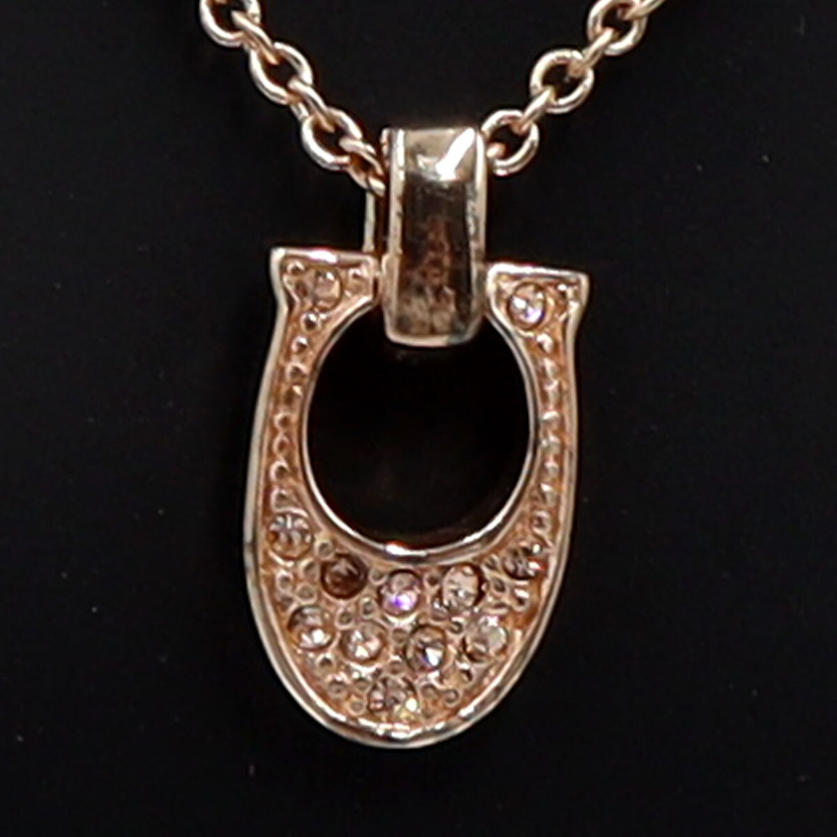 【中古】COACH(コーチ)ペンダントネックレス 重量4.18g ゴールドカラー ブラス(真鍮) レディース拍卖