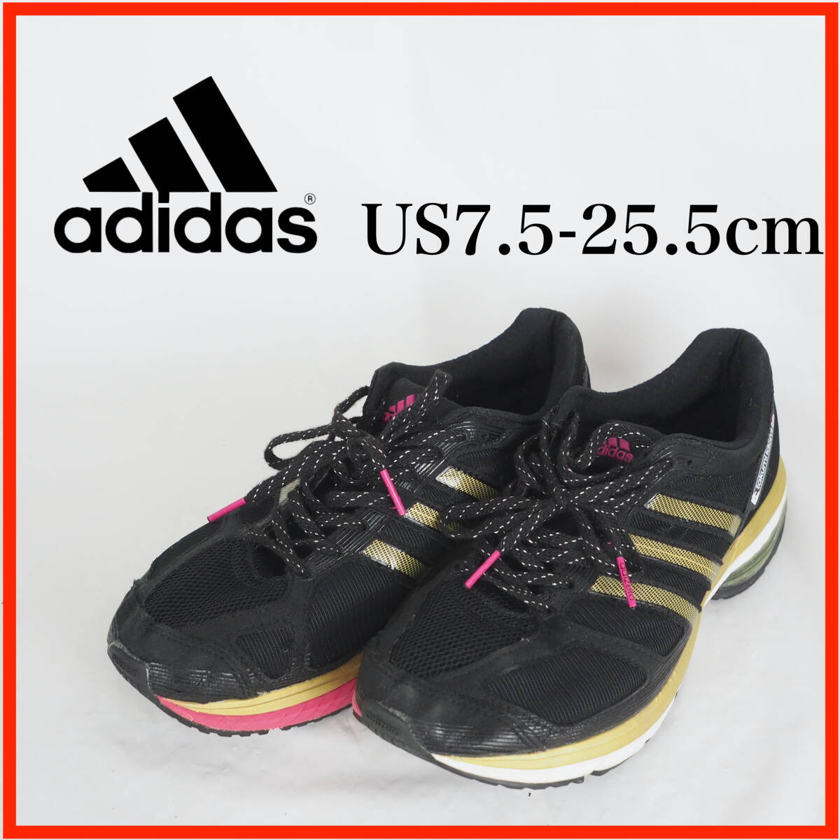 OK6784*adidas*アディダス*メンズスニーカー*US7.5-25.5cm*黒拍卖