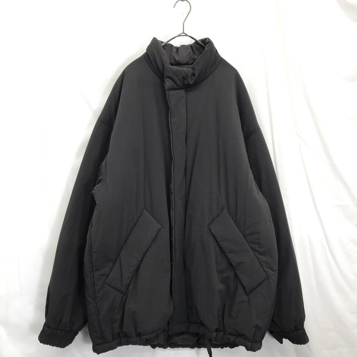 KZ1062★stein : REVERSIBLE PADDED JACKET★L★チャコール 定価¥90,200- 中綿ジャケット シュタイン拍卖