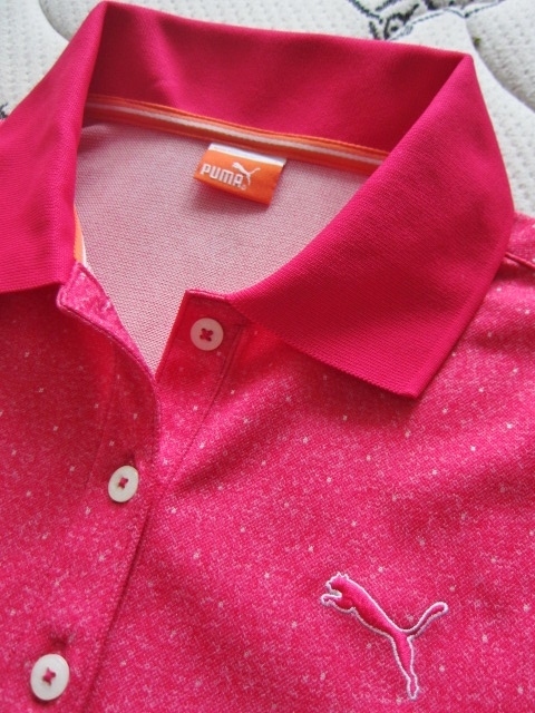新品同様 PUMA シャツ スポーツウェア Brand レディース 美品 ブランドロゴ 刺繍 長袖 ピンク トップス さらっと快適 DRY GEL得 特拍卖