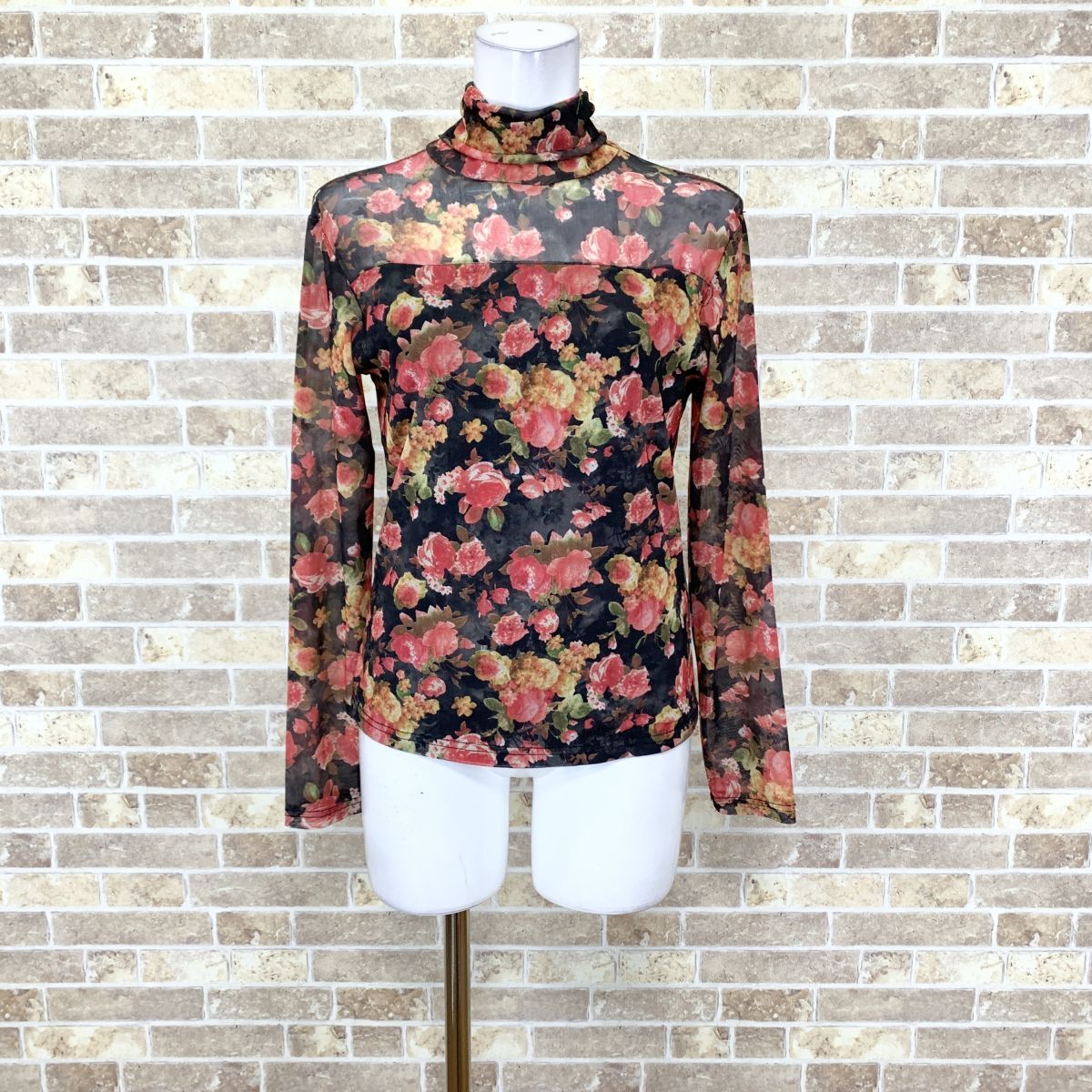 1円 トップス 【ネコポス可】 DOMANI STYLE 多色柄 F 発表会 フォーマル イベント 中古15912拍卖