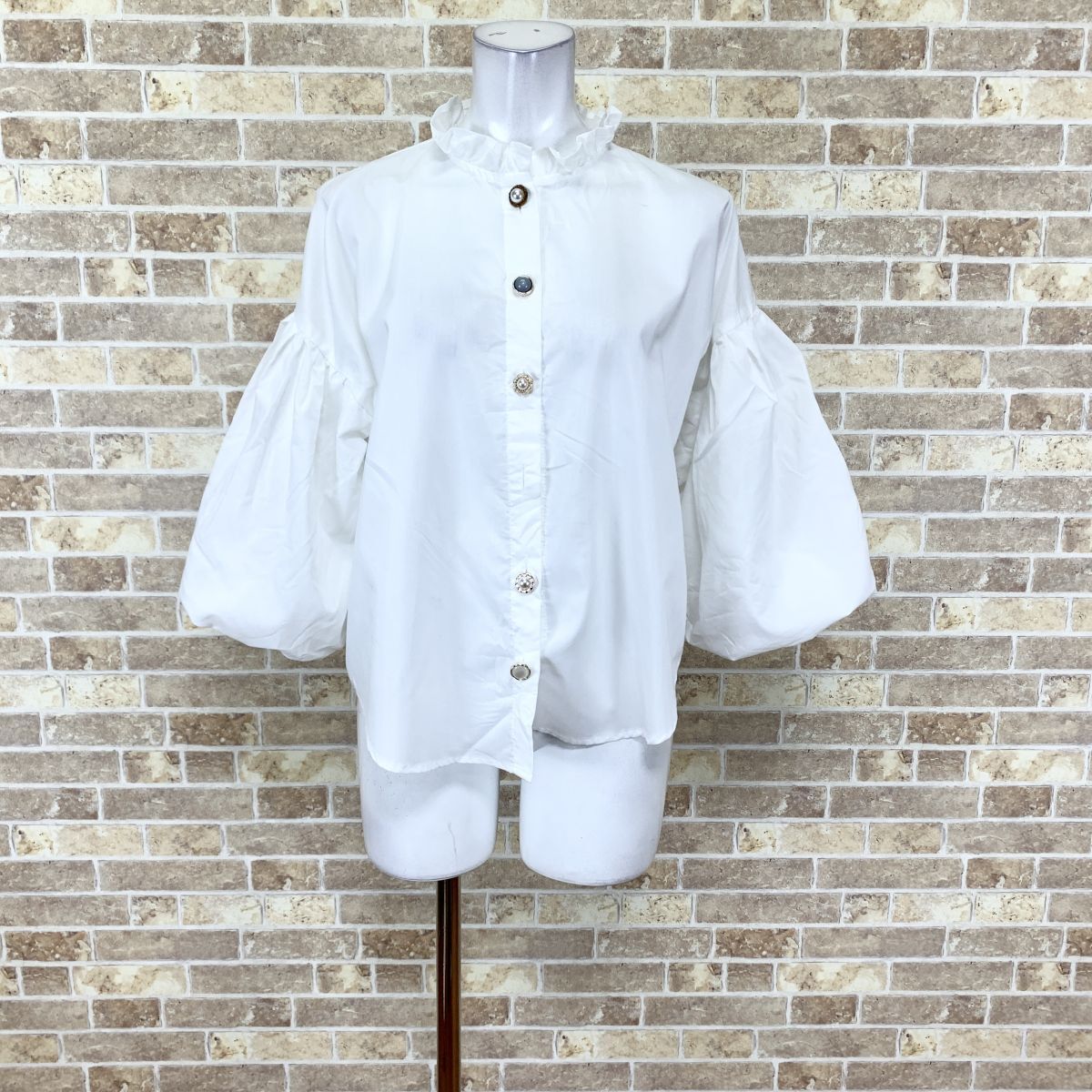 1円 トップス ブラウス apres jour 白系 F 発表会 フォーマル イベント 中古15917拍卖