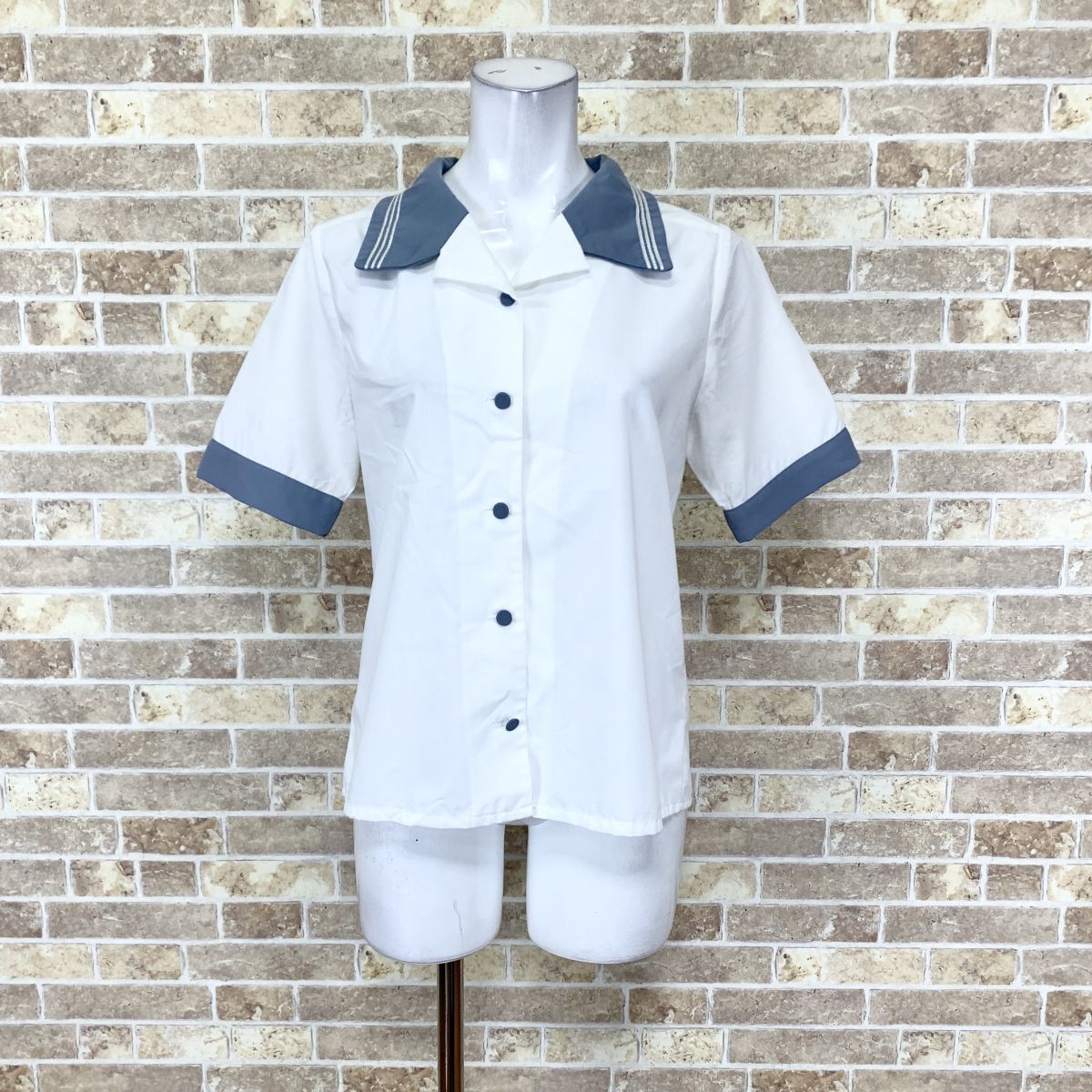 1円 トップス ブラウス【ネコポス可】 F.i.n.t 白グレイ系 F 発表会 フォーマル イベント 中古15753拍卖